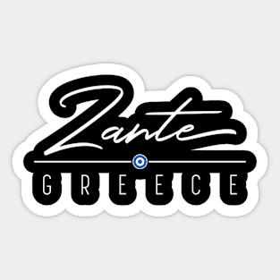 Zante Greece For Sticker